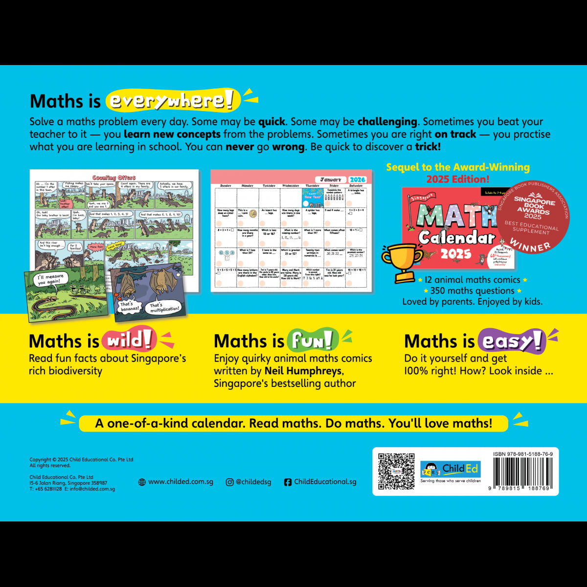 Singapore Maths Calendar 2026 (7–8 years)