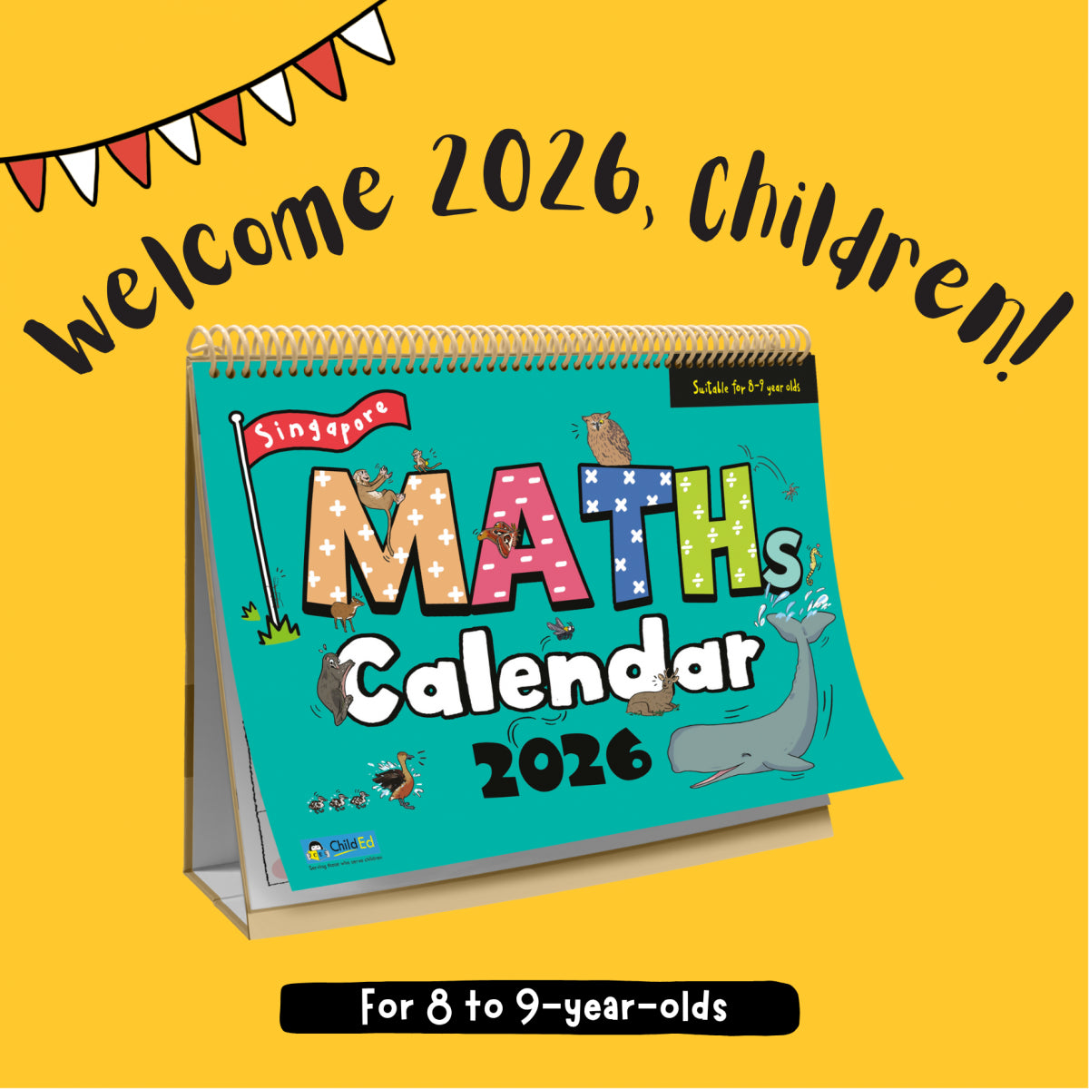 Singapore Maths Calendar 2026 (8–9 years)