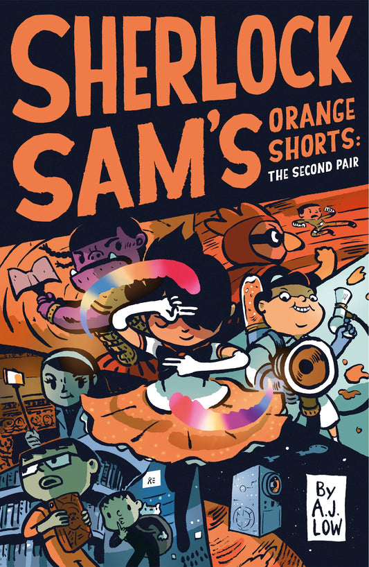 SHERLOCK SAM'S ORANGE SHORTS SECOND PAIR by LOW, A.J.