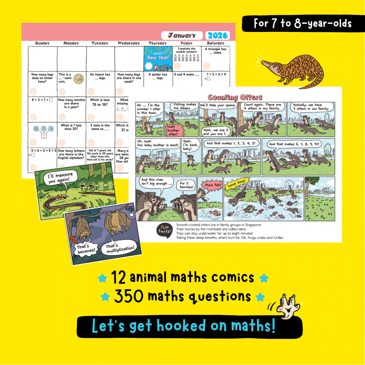 Singapore Maths Calendar 2026 (7–8 years)