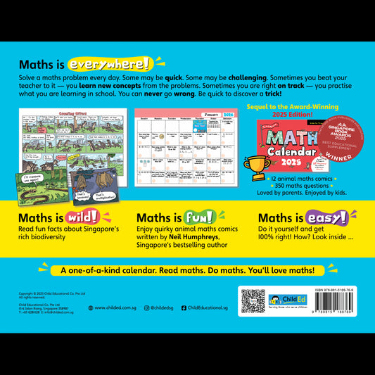 Singapore Maths Calendar 2026 (7–8 years)