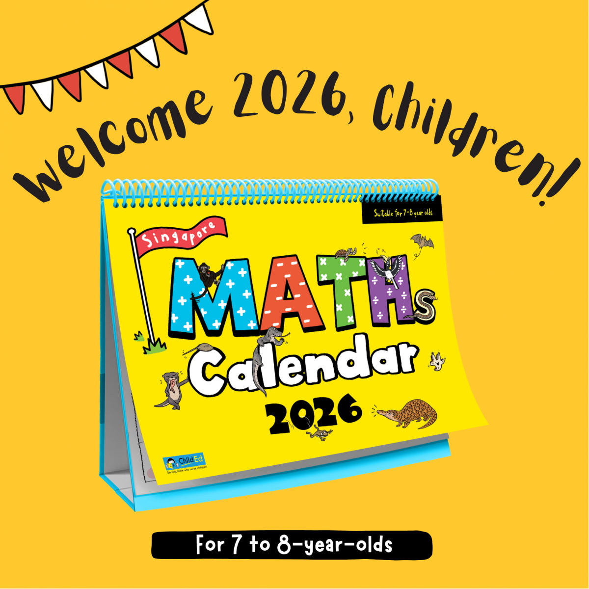 Singapore Maths Calendar 2026 (7–8 years)
