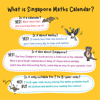 Singapore Maths Calendar 2026 (7–8 years)