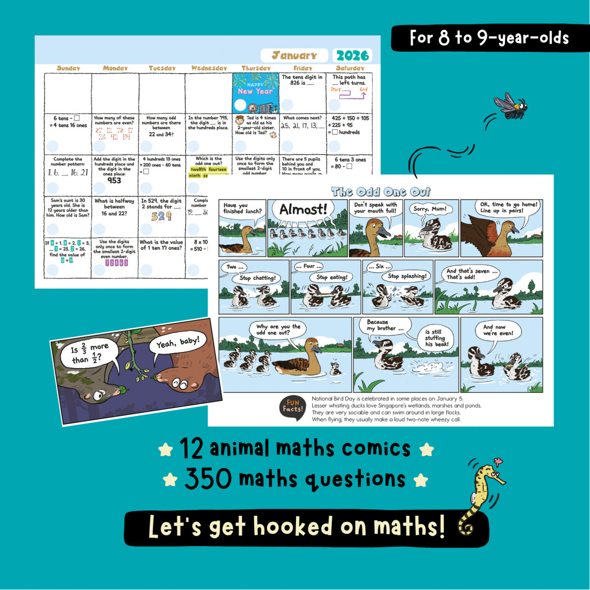 Singapore Maths Calendar 2026 (8–9 years)