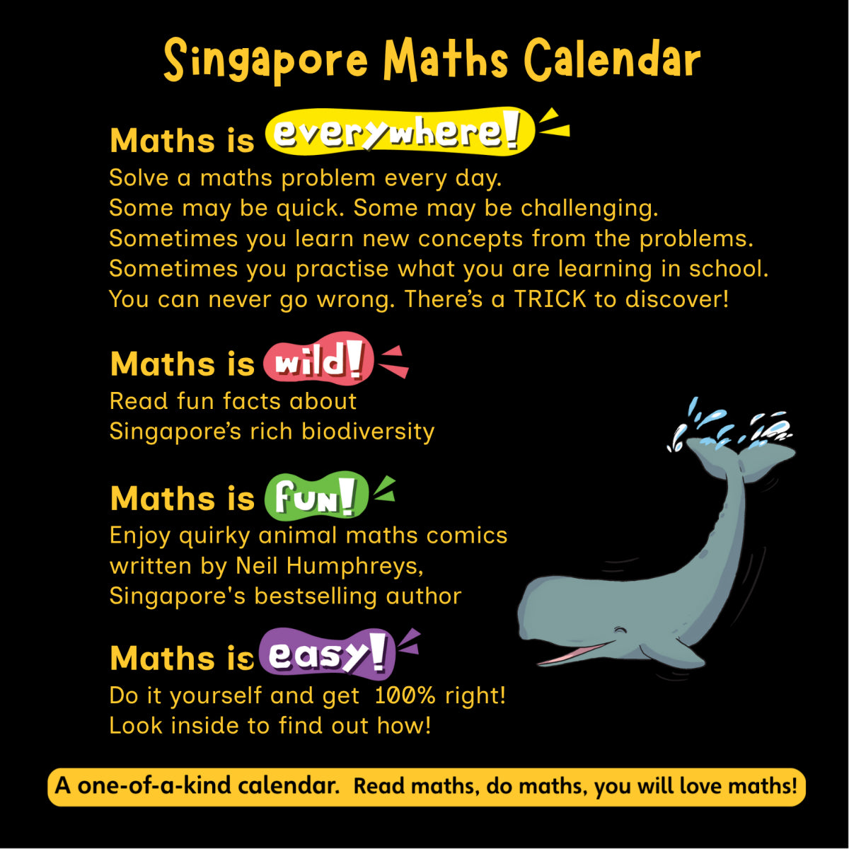 Singapore Maths Calendar 2026 (8–9 years)